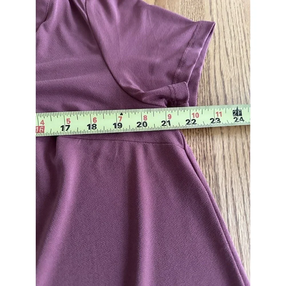 Torrid Maroon Studio Knit Button Front V Neck Top Womens Size 1 (14-16) - Picture 9 of 9